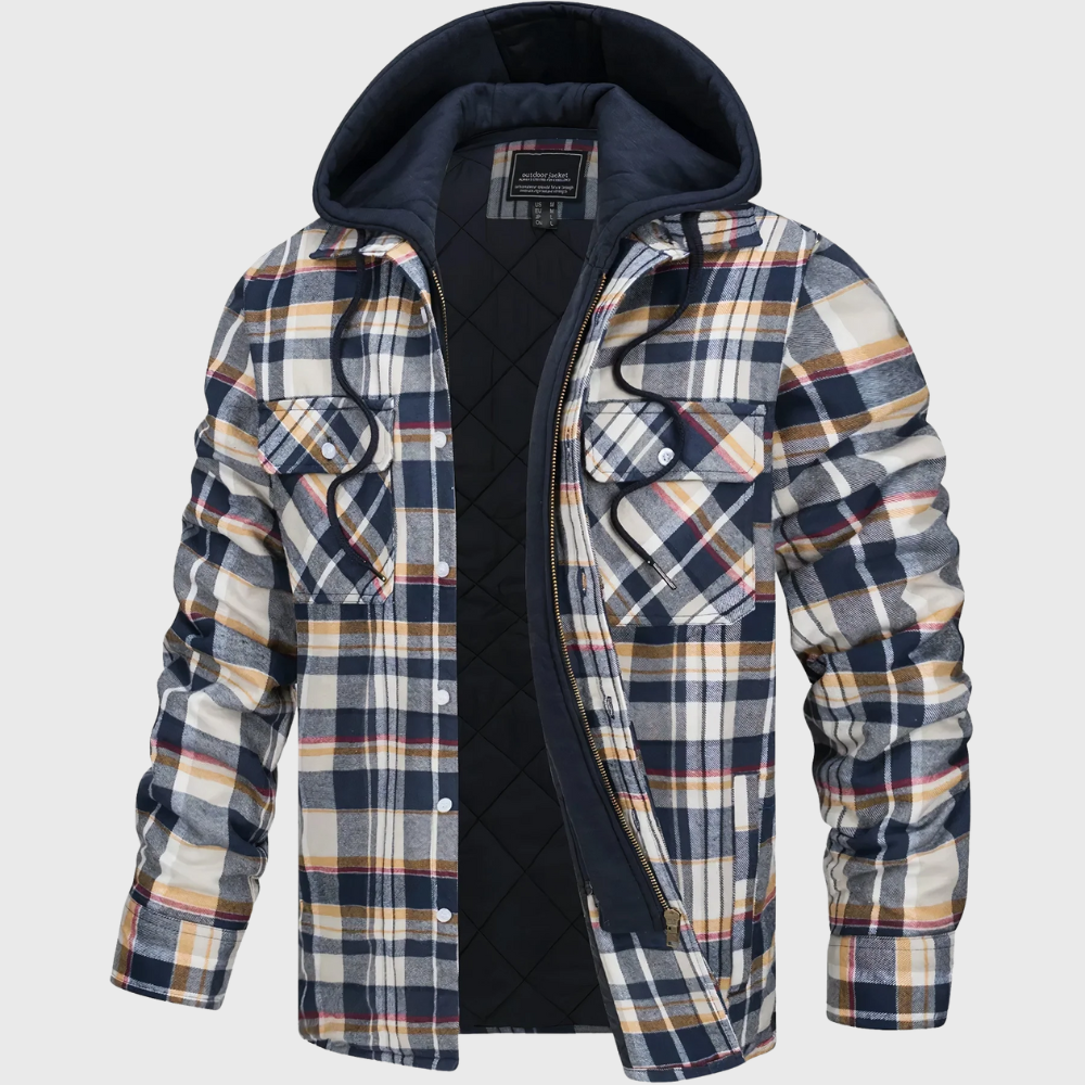 Elias | Quilted hooded jacket