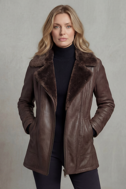 Zoe | Leather Look Jacket