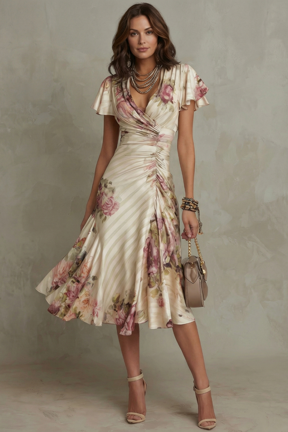 Rosavienne – Satin dress