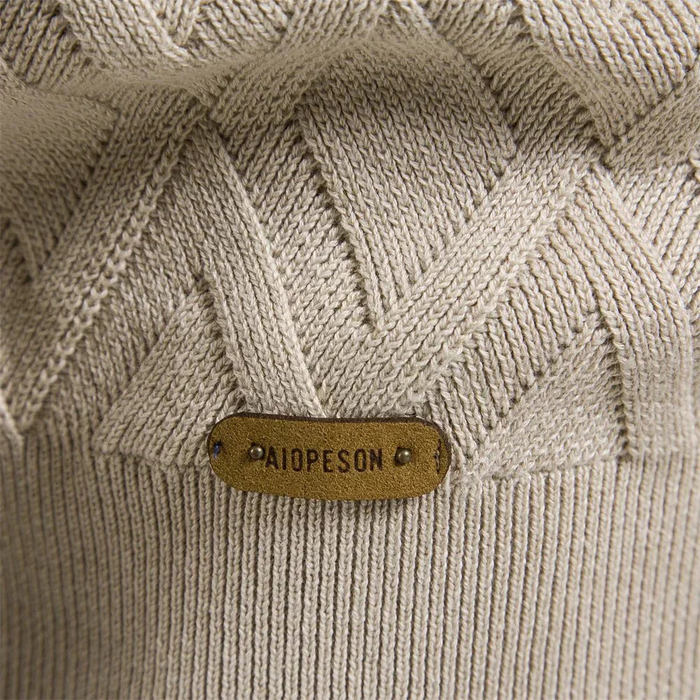 Kendrick | Diamond-Textured Knit Pullover