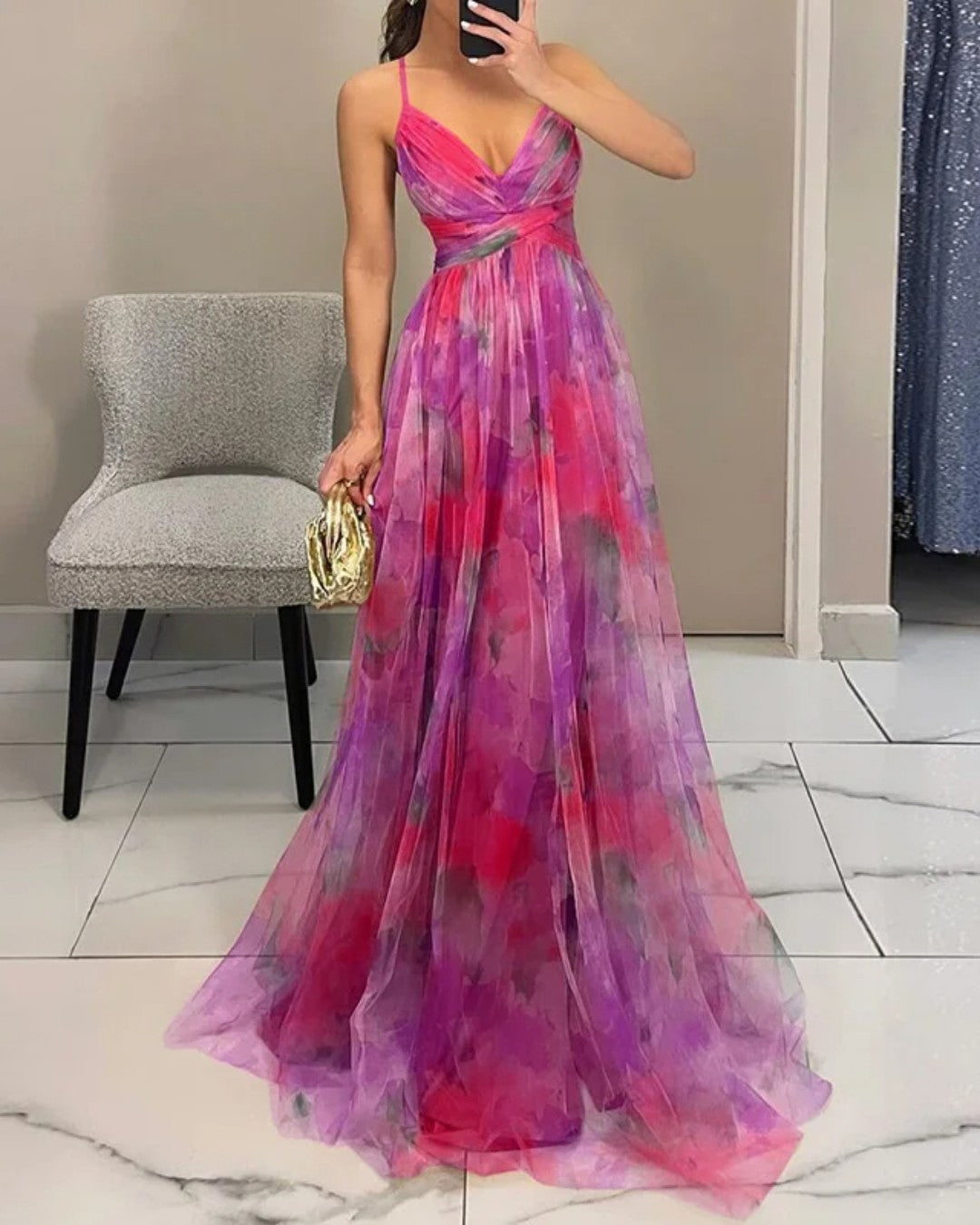 Floral | Elegant Maxi Dress