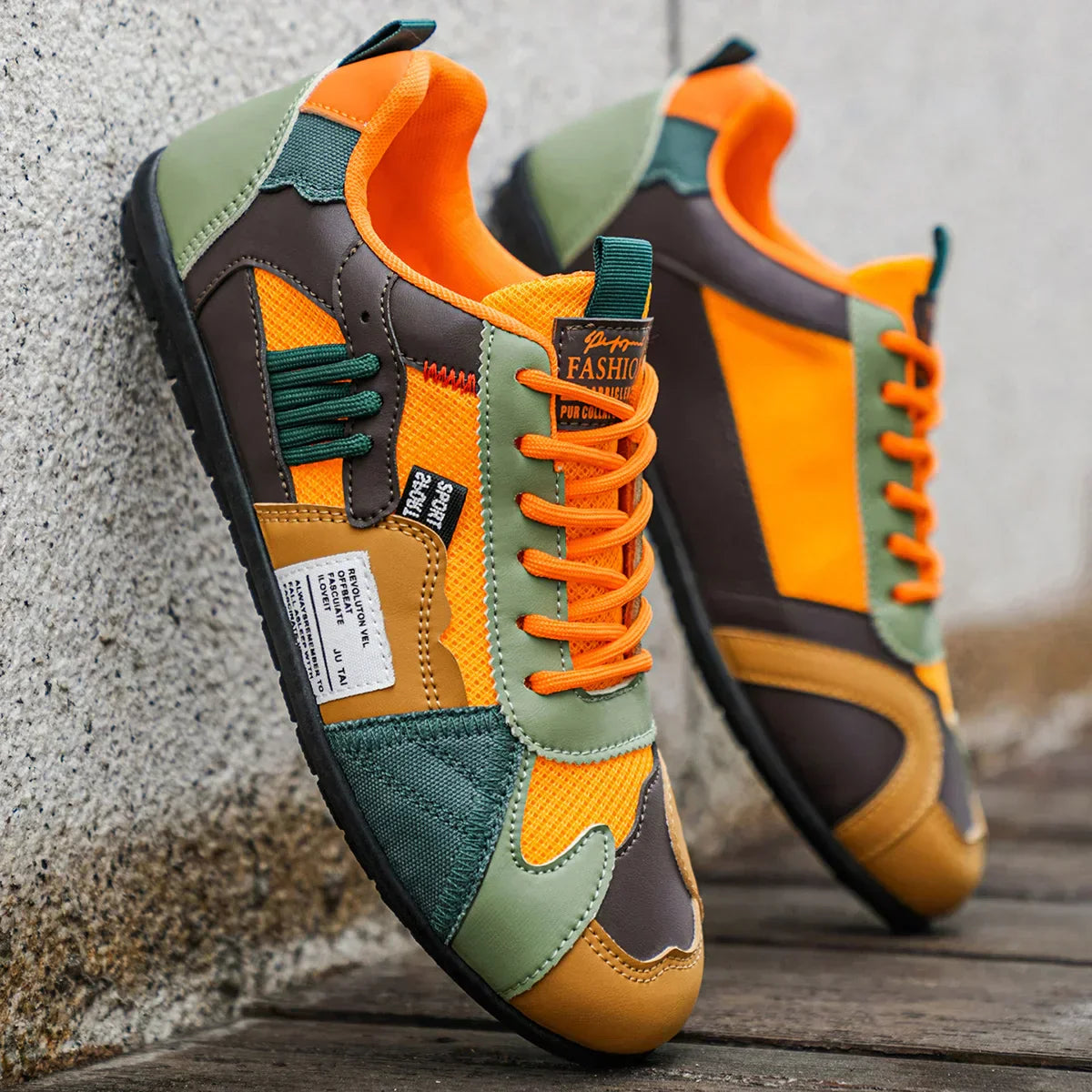 Tommaso | Coloured Retro Sneakers