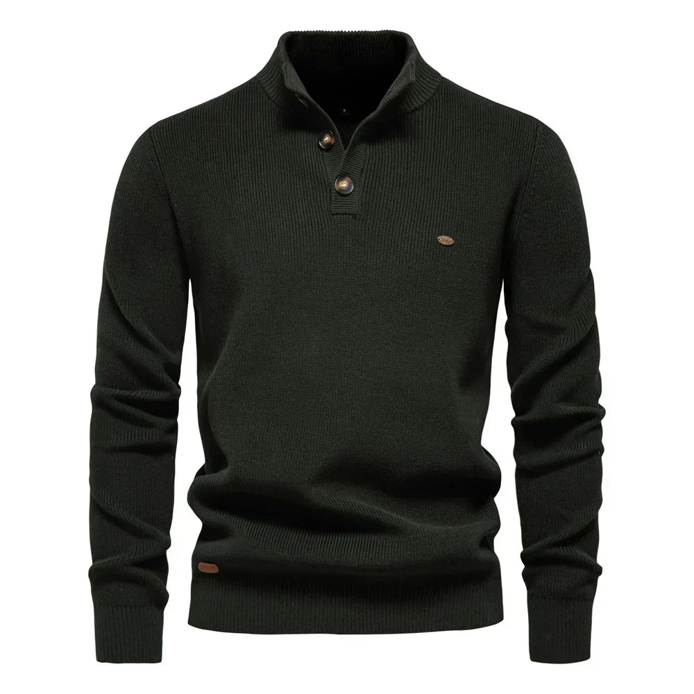 Orson | Button-Detail Knit Pullover