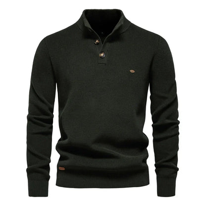 Orson | Button-Detail Knit Pullover