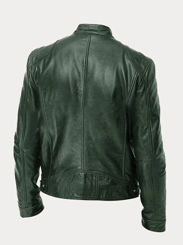 Asher | Classic leather jacket