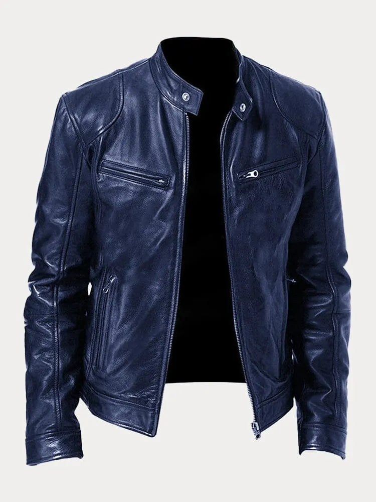 Asher | Classic leather jacket