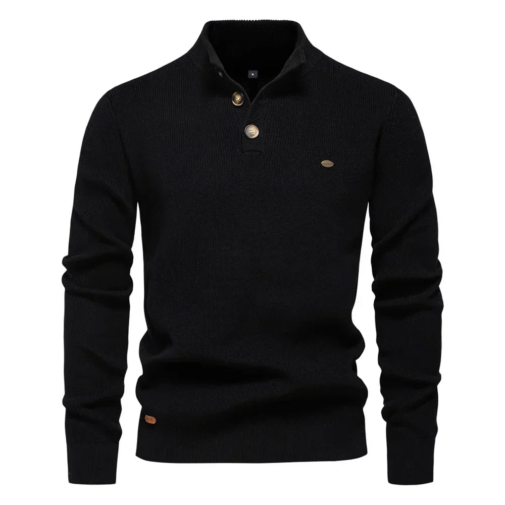 Orson | Button-Detail Knit Pullover