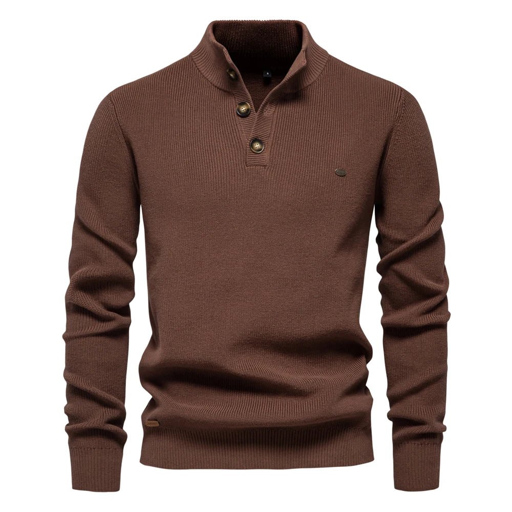Orson | Button-Detail Knit Pullover