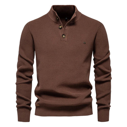 Orson | Button-Detail Knit Pullover