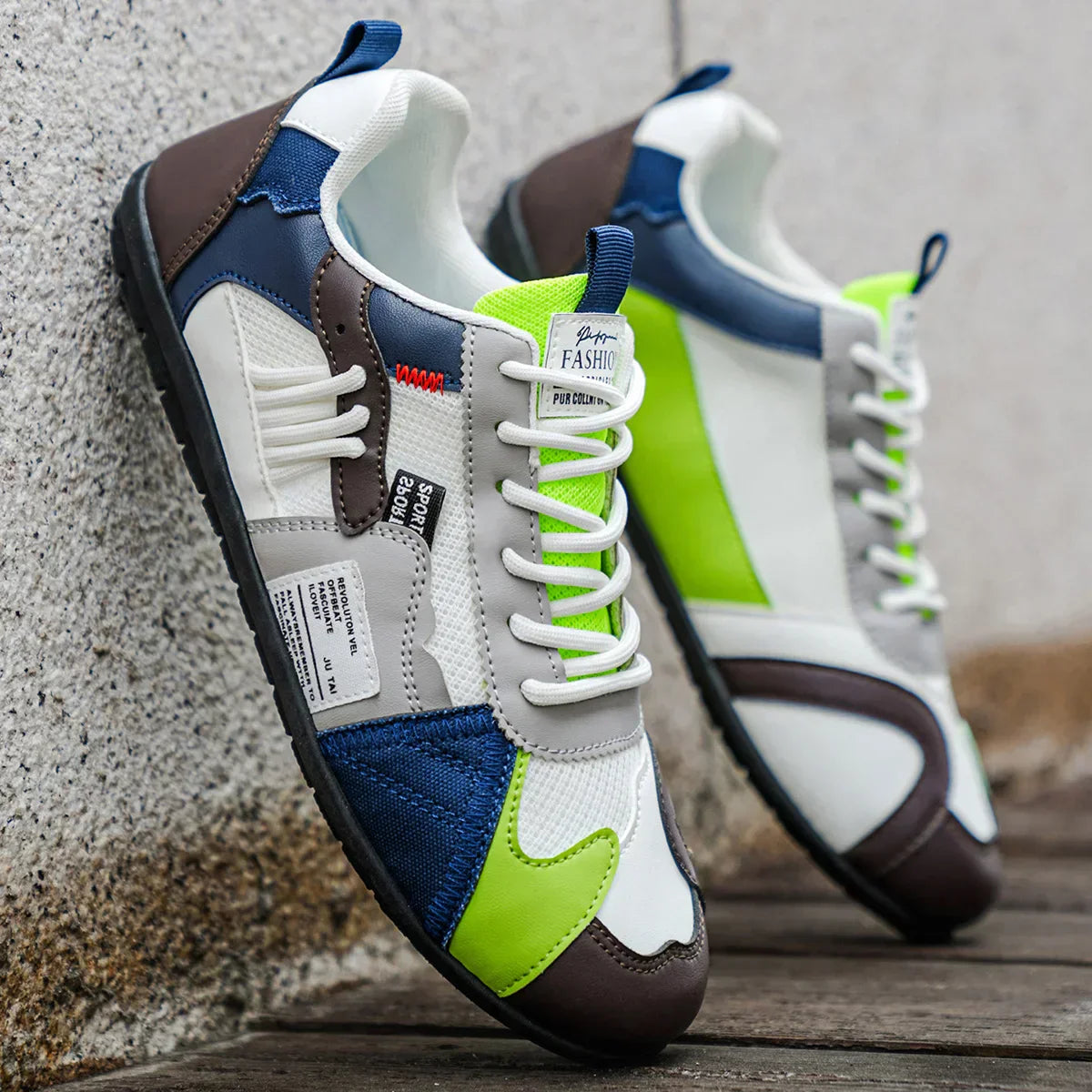 Tommaso | Coloured Retro Sneakers