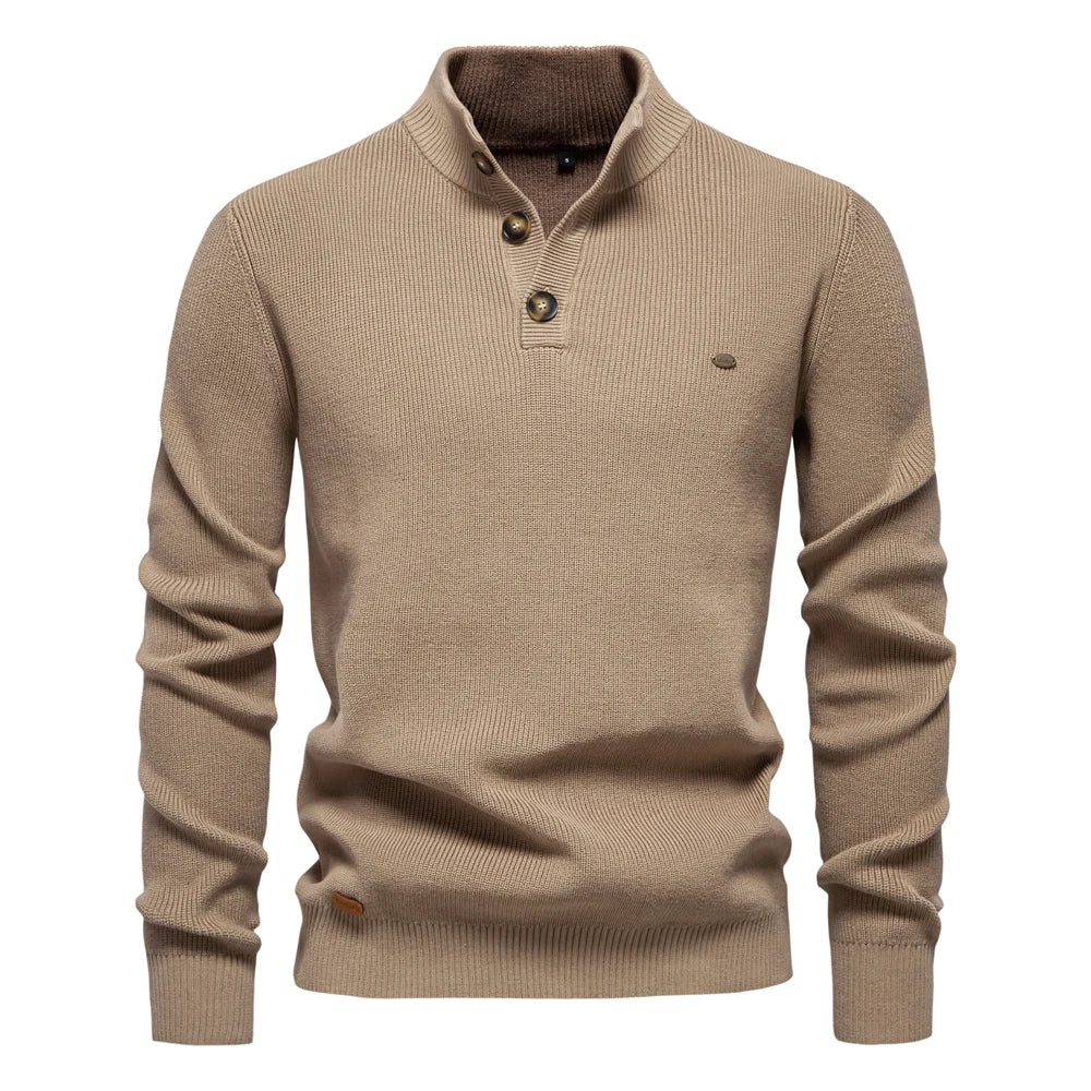 Orson | Button-Detail Knit Pullover