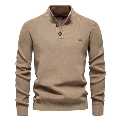 Orson | Button-Detail Knit Pullover