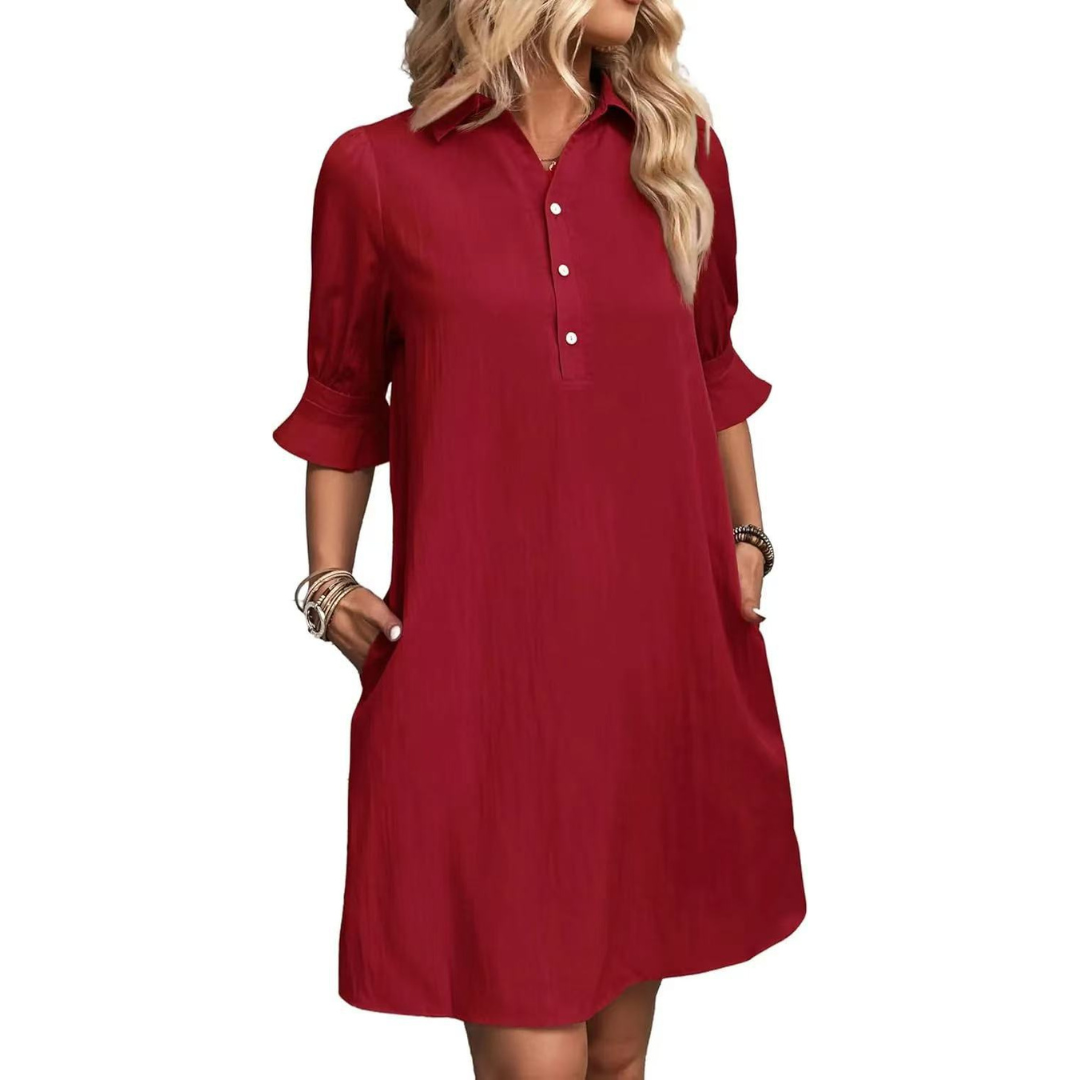 Lorina | Button Flow Dress