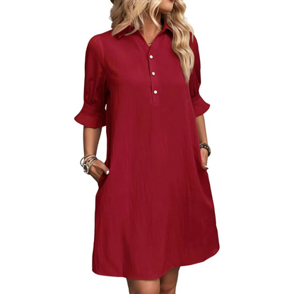 Lorina | Button Flow Dress
