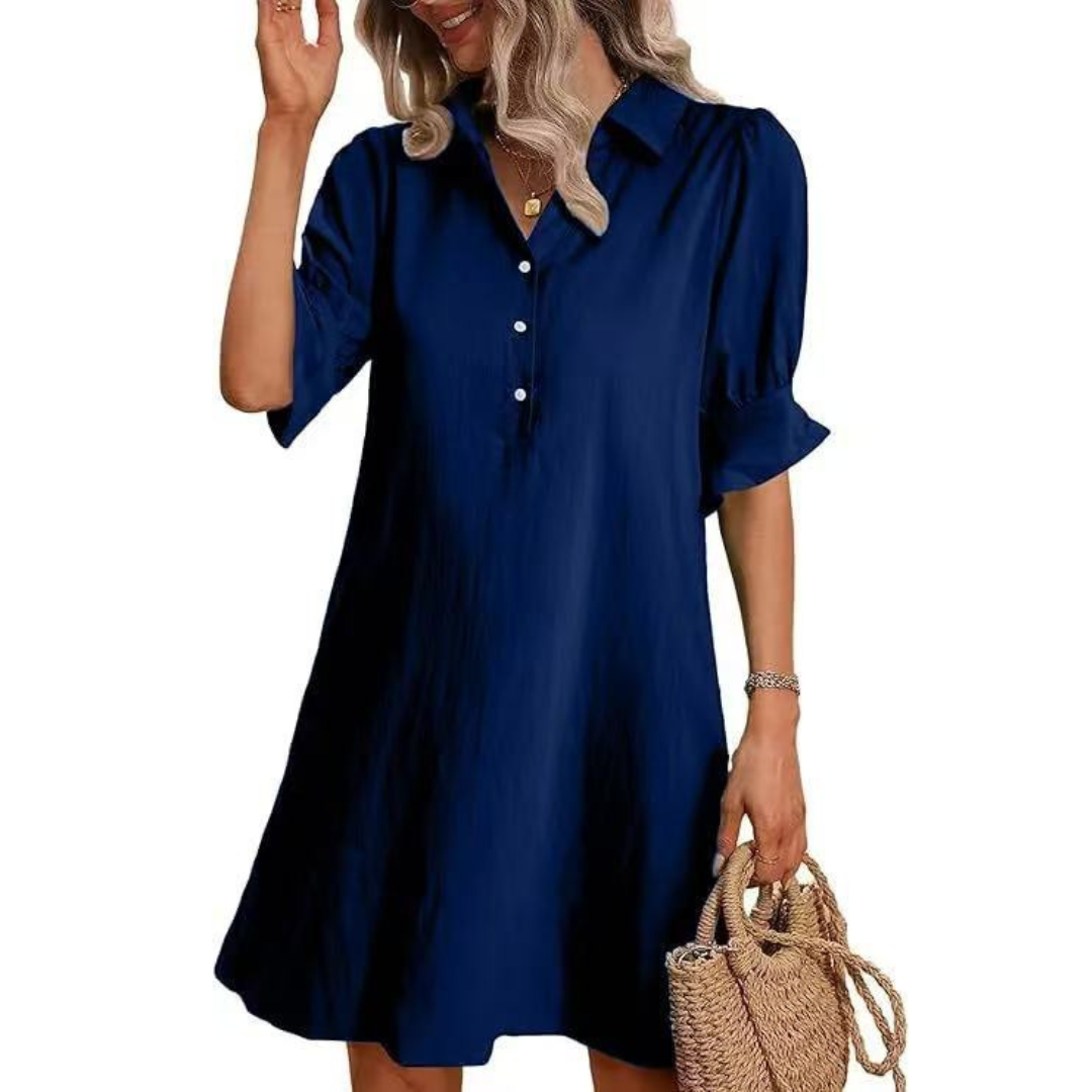 Lorina | Button Flow Dress
