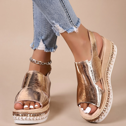 Veronica | Sort Comfort Sandals
