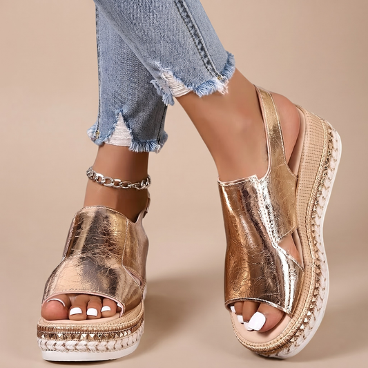 Veronica | Sort Comfort Sandals
