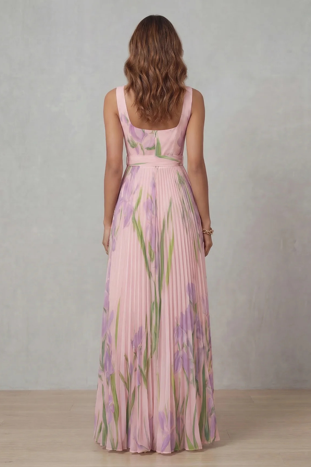Vivienna –  Plisowana Sukienka Maxi