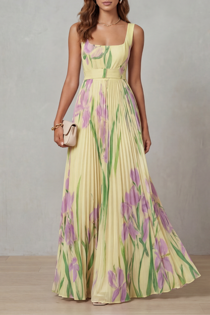 Vivienna –  Plisowana Sukienka Maxi