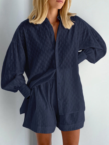 Elizabeth | Breezy Shirt And Shorts Set