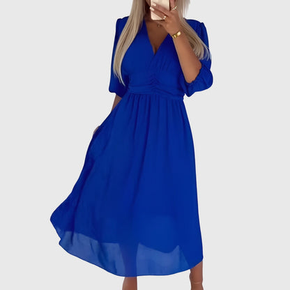 Selene | Elegant chiffon occasion dress