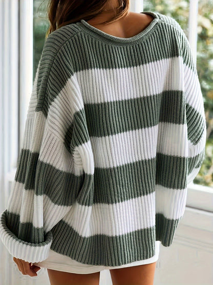 Florence | Striped Crewneck Knit