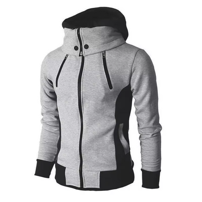 Silas | Warm zip-up hooded jacket