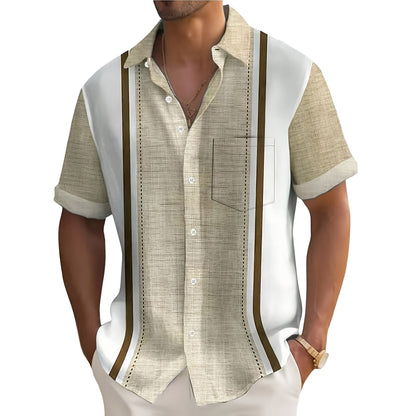 Evan | Striped Resort Shirt