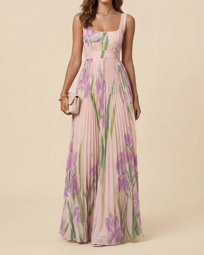 Vivienna –  Plisowana Sukienka Maxi